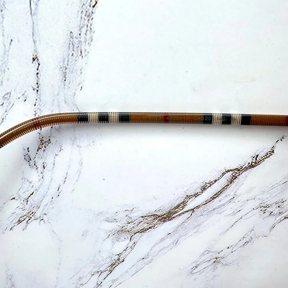 New Burberry Sunglasses Brown Check Square Frames Gradient Lens w/ Case BURBERRY - Picture 8 of 16